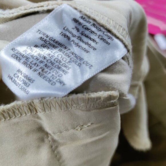 Halogen Women's Beige Pleated Front  High Waisted Wide Leg Trouser Size 0 - Picture 7 of 11